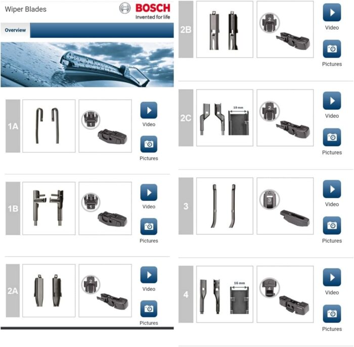 thumbnail image 2 of Bosch Aerotwin Wiper Blade Set For BMW E46 (1997-2006) – UK Driver Side Fit 2 of 6